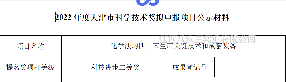 關(guān)于公示2022年度天津市(shì)科學技術獎拟申報(bào)項目的通知